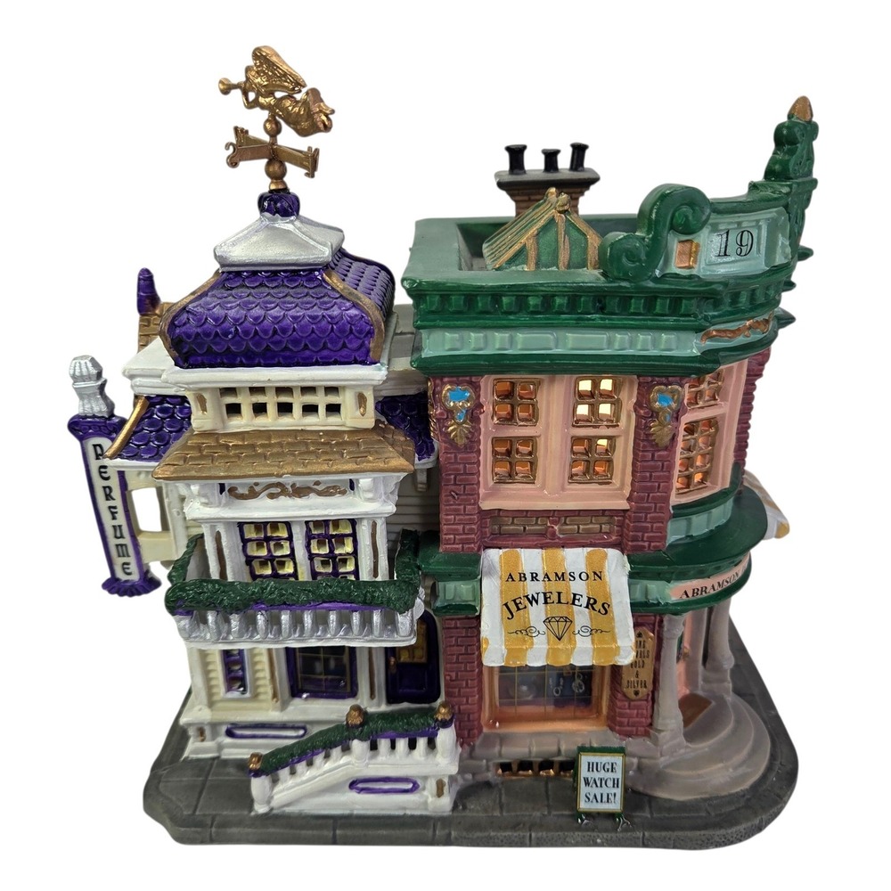 Lemax Abramson Jewelers Penelopes‎ Perfume Lighted Christmas Village Boxed Read